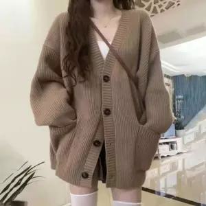 도톰 베이직니트가디건 도톰가디건 니트미디가디건