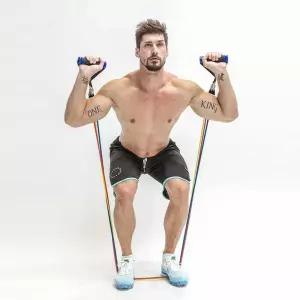 어깨 튜빙밴드 헬스 고무 탄력 홈트근력운동 스트레칭