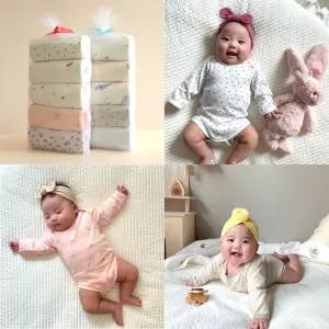 아기 신생아 바디슈트 출산선물 5종세트우주복 아기옷 실내복 유아 수트 애기 베이비페어 배냇저고리