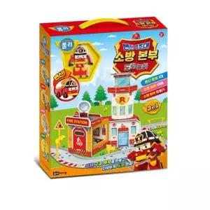 로보카폴리 변신로봇 도로놀이 구조대 소방본부 로보트 장난감 남아선물 로봇 어린이날 남아 완구