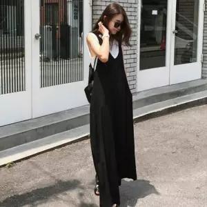 휴양지점프수트 여성 와이드 U넥 점프슈트 여름 바캉스 휴양지 1P