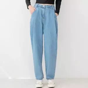 [하프클럽/셀러허브_여성트랜드패션]HSSG WJ2-5D 여자핀턱오버핏배기청바지_