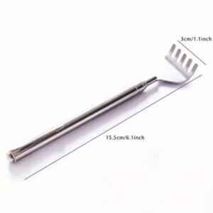 1/3/5개 조절 가능한 등 긁개 스테인리스 스틸 마사지 텔레스코픽 가려움 방지 도구 성인용 건강 관리