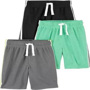 카터스 보이즈 3팩 메쉬 반바지의 심플 조이