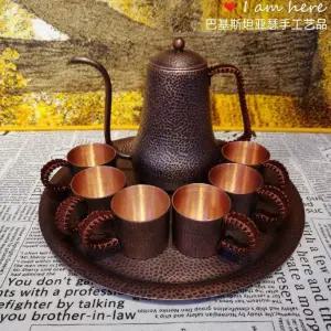 커피드립포트 소형 커피 500ml 손잡이 구리 주전자