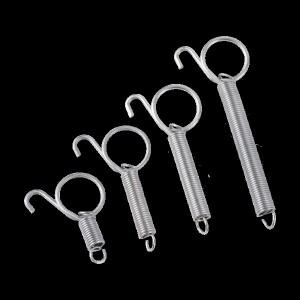 비둘기 앵무새 새장 문 금속 소재 스냅 후크 조류 사육을위한 다기능 고정 장력 스프링 1 Pc