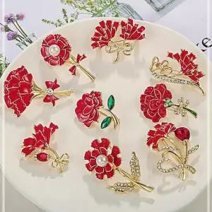 카네이션 카네이션브로치 어버이날 카네이션뱃지 꽃 스승의날 1WFHC3UZ3