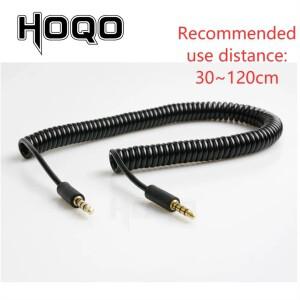 3.5mm TRRS 커넥터 VIDEOMIC GO 비디오 마이크로 타입 1/8''4극 오디오 코드로 RODE Sc7용 스프링 코일 케