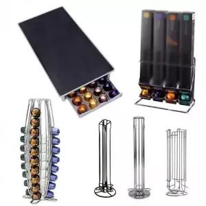 캡슐커피 정리 타워형 회전 디스펜서 커피캡슐 보관 홀더 홈카페