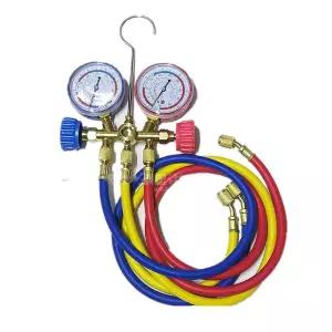 자동차 에어컨 냉매가스 측정 게이지 충전 기본 도구 가스 슈퍼쿨 항목 보충 에어콘