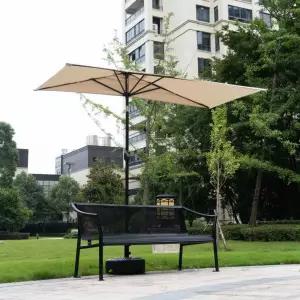 미니 파라솔 옥상 하프 비치 그늘막 미니파라솔 폴딩 테라스