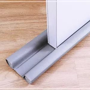세트 2p 그레이 외풍차단 문풍지 가죽 방문 틈막이 UWFB92E3