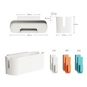 침대 옆 걸이형 바구니 정리함, 후크 포함, 기숙사 이층 벽 선반, 방 주방