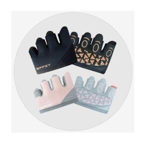 [2개구성] 소프트 굳은살 헬스 장갑 핑크M 운동 방지 역기 반 기구 HWC5659A