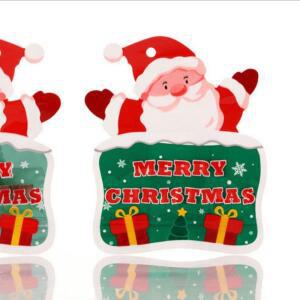 [2개구성] 마요 크리스마스 마요마요 선물 생일파티 50매입 유치원 포장 지퍼백 산타 LWD58D02