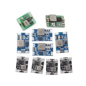 3A 5A DC-DC 벅 스텝다운 전원 공급 장치 모듈 3.3V 5v 9V 12V 고정 출력 고전류 mini560 MP1584EN 가변