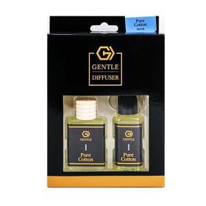 [2개구성] 센트오브코리아 디퓨저 차량용 45ml리필 30ml포함-퓨어코튼 퓨어코튼향 젠틀 QWB6CCD3