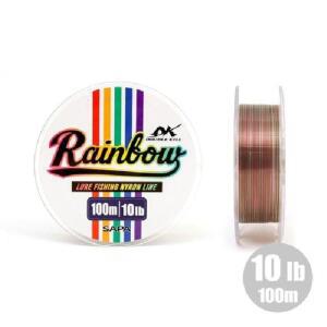 [2개구성] 더블킬 레인보우 루어 나일론 라인 100m 10lb 낚시줄 ARW9E656A