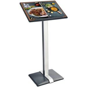 식당 입구 메뉴판 리플렛 전시 스탠드 계약서 자료 거치대