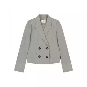 [에꼴드파리] 소매배색 잔체크 자켓_CB28WJA016Z