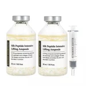 피부관리 성분에디터 실크 펩타이드 인텐시브 녹는실 리프팅 앰플 35ml X 2개