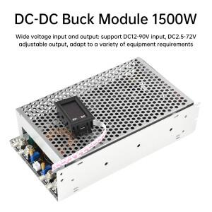 DC-DC 스텝다운 모듈 1500W DC 15-90V  2.5-72V 1.5-50A 조정 가능 정전압정전류