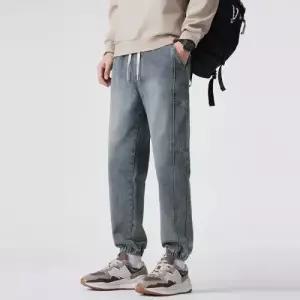 남자 춘추 캐주얼 배기핏 배기 긴바지 청바지 조거 CH3