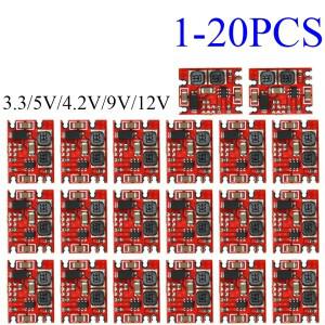 1-20PCS S09 DC-DC 자동 벅 부스트 전원 모듈 스텝 업 다운 보드 DC 입력 3-15V 출력 3.3V5V 전자 DIY PCB