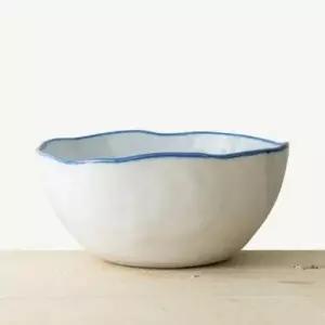 ( )이천도자기 팔레트 화이트 우동기 17.5cm 면기 덮밥 그릇 플레이팅