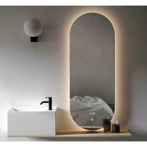 간접 조명 거울 욕실 세로형 400x높이 미러 화장실 폭 현관 800 화장대 벽걸이 무단계