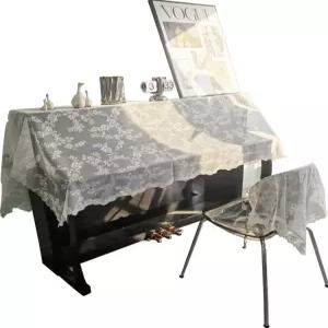 피아노 커버 자수 프렌치 장식 앤틱 태슬 유럽풍 스타일