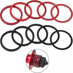 프렌다 10피스 자전거 카세트 스페이서 하단 브래킷 7 8 9 10 11 스피드 와셔 양극 산화 알루미늄 합금