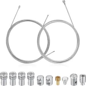 범용 모터사이클 비상 스로틀 클러치 브레이크 케이블 수리 키트 로드 바이크 시프터 자전거 기어 와이어