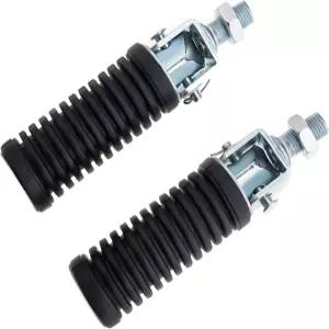 오토바이 접이식 빌리언 풋레스트 풋 페그 리어 페달 10mm 나사산 알루미늄 좌우