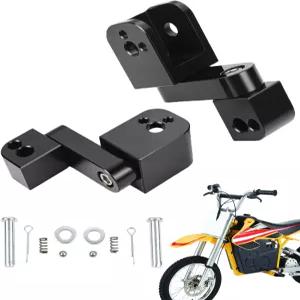 NACORE MX650 풋 페그 하강 브래킷 면도기용 알루미늄 드롭 레스트 SX500 전기 더트 바이크 블랙