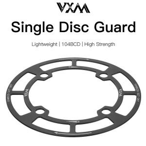 VXM 자전거 104BCD 323436384042T 크랭크 스타 링 보호대 알루미늄 셋 플레이트 가드 단일  체인 휠 커버