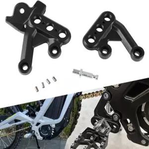 풋 페그 브래킷 서론 레스트 모터사이클 CNC 알루미늄 페달 키트 라이트 비 S/X 더트 바이크 블랙용
