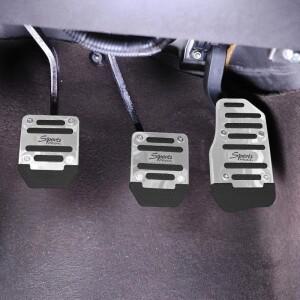 자동차 페달 알루미늄 합금 범용  수정 브레이크 가속기 클러치 미끄럼 방지 패드 액세서리