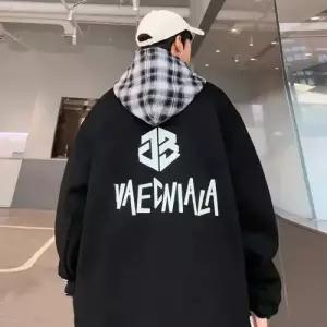 EAMT 남자 봄가을 트렌드 풀오버 카디건 빅사이즈 양면 패션 학생 체크 YJ3