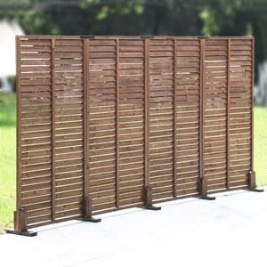 스가림막 야외 나무울타리 파티션 가리개 데크 발코니 스탠드 사생활보호 담장