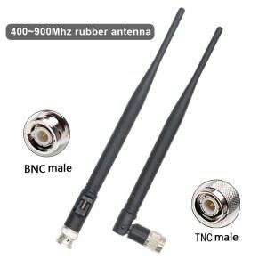 무선 마이크용 휩 안테나, BNC TNC 수 커넥터 포함, 400 ~ 900Mhz, 7dbi