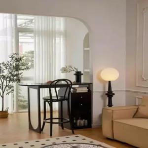 원목 하이 복고풍 아일랜드 바 높은의자 인테리어 의자 식탁 카페 등받이 홈바