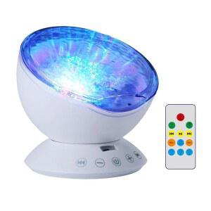 심해 무드등 램프 물결무늬 조명 LED 침실 보조