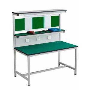 자주검사대 테이블 실험실 제전다이 3단 생산 선별 조명 소켓 검사용 120x60cm