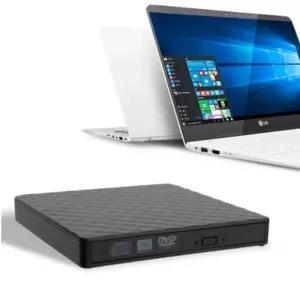 DVD플레이어 외장형 CD DVD 플레이어 노트북 외장 ODD 블랙