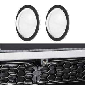 2025년형 테슬라용 포토고스토 2Pcs 렌즈 가드 PC 보호 커버 키트 사이버트럭 / 모델 Y 주니퍼 S 3 전면 범퍼 카메라