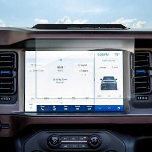 샤오하오 2025 2026 포드 브롱코 안티 글레어 스크린 프로텍터 매트 2021 2023 2024 액세서리 12인치 터치스크린 9H 글래스 스크래치 및 지문 감소 12