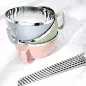 ( )손잡이 다용도 볼 소스 시리어 파스타 스텐 그릇