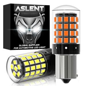 2x1156 P21W BA15S 1157 BAY15D 7440 2835 54SMD LED 전구 12V 방향 지시등 브레이크 램프