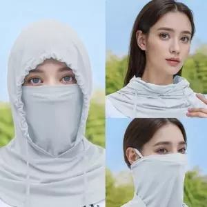 다양하게 활용하는 쿨링 후드넥가드 자외선 차단 스포츠마스크 골프 등산 낚시